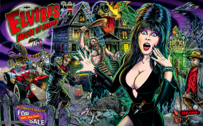 Elvira's House of Horrors (Premium) with PinSound upgrades