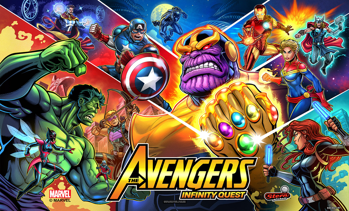 Avengers: Infinity Quest (Pro) mit PinSound-Erweiterungen