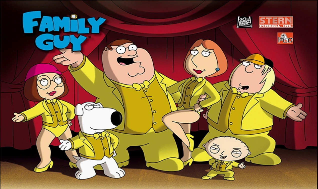 Family Guy mit PinSound-Erweiterungen