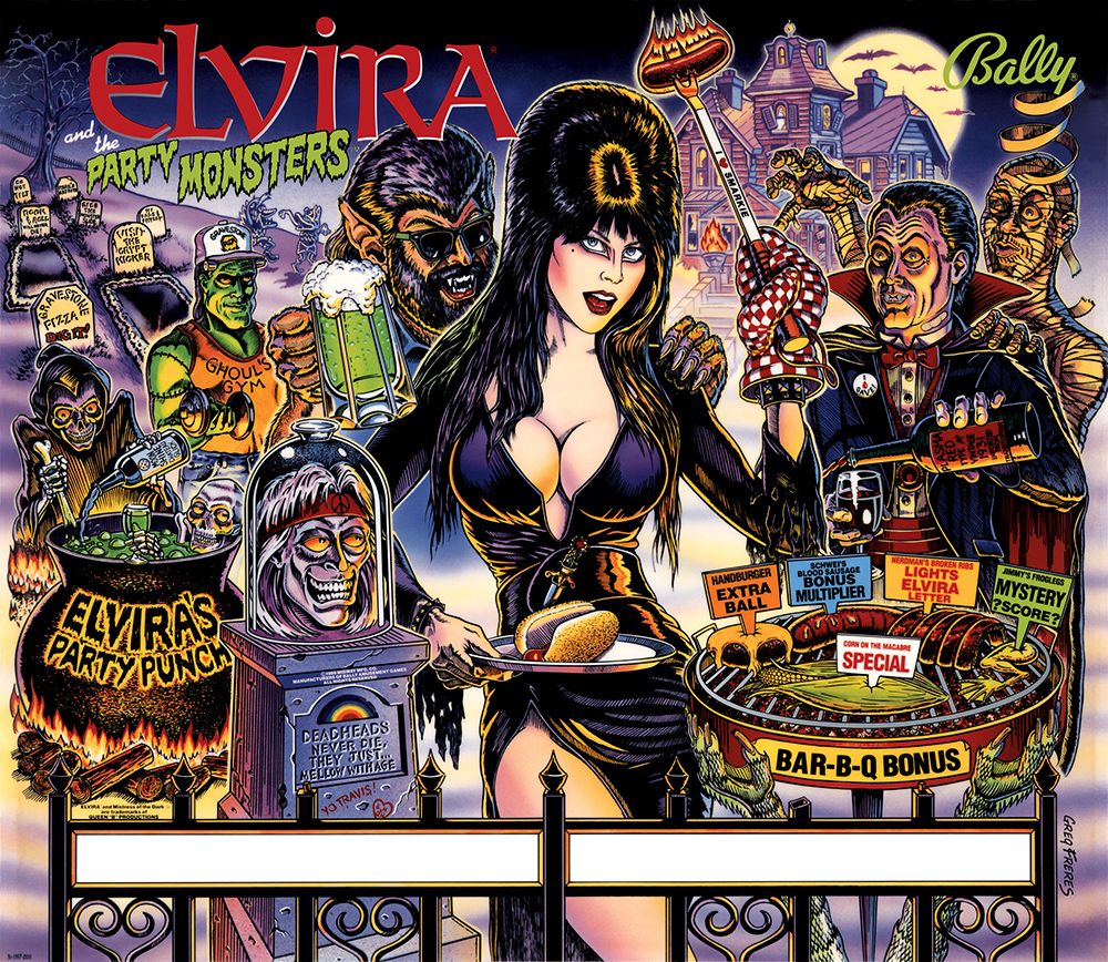 Elvira and the Party Monsters with PinSound upgrades