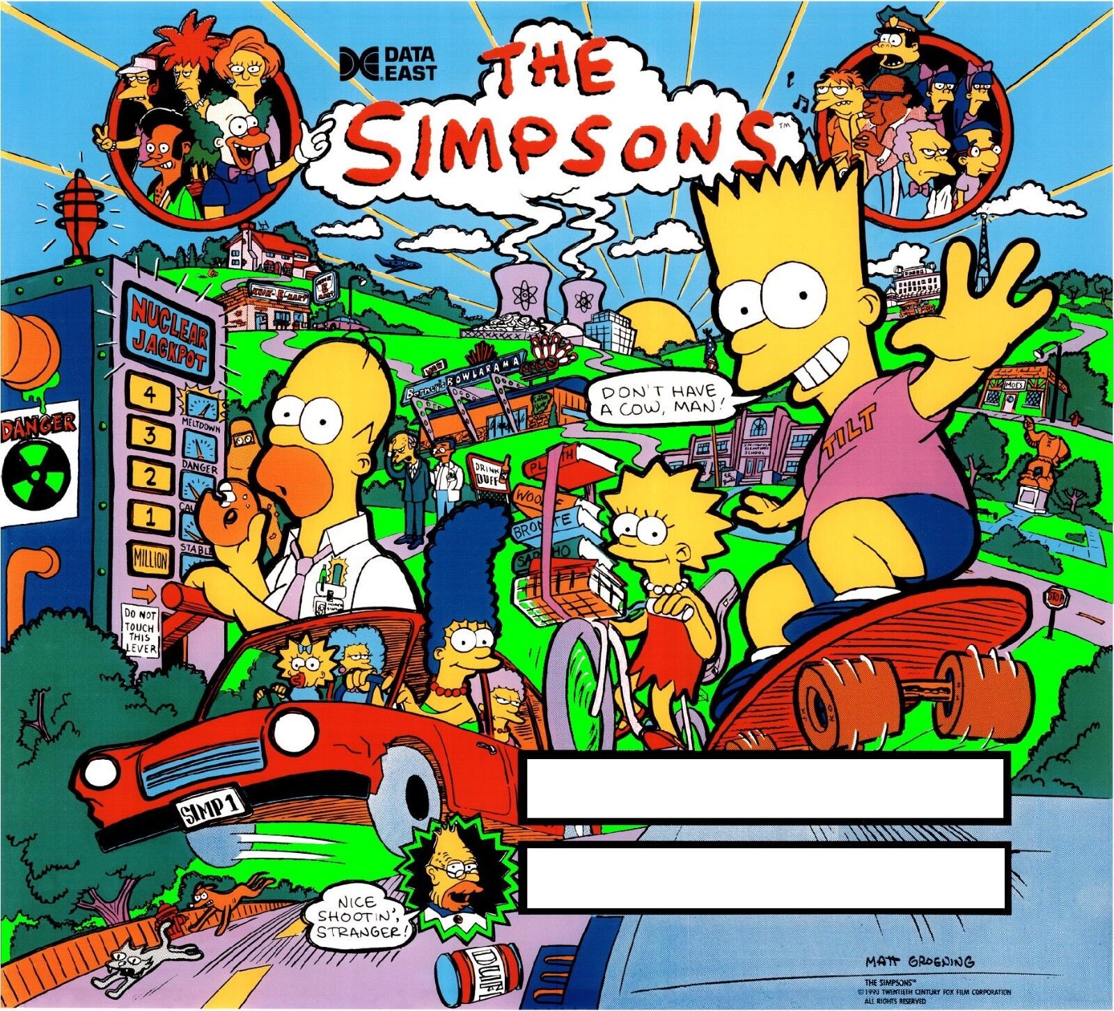 The Simpsons (Data East) mit PinSound-Erweiterungen