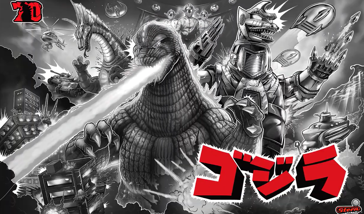 Godzilla (70th Anniversary) mit PinSound-Erweiterungen