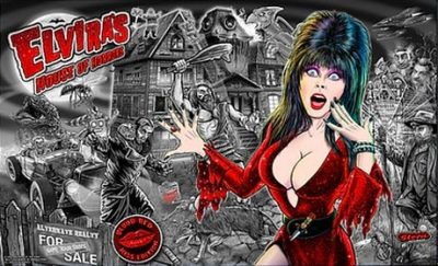 Elvira's House of Horrors (Blood Red Kiss) mit PinSound-Erweiterungen